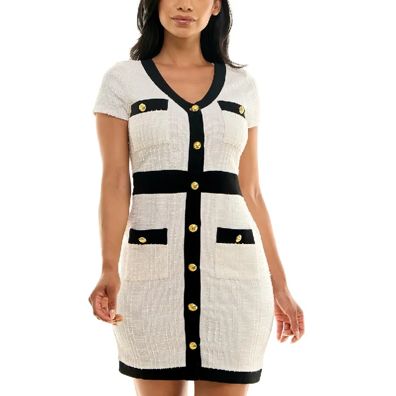 Top 10 Women's Online Clothing Stores Almost Famous Womens Juniors Above Knee Tweed Wear To Work Dress