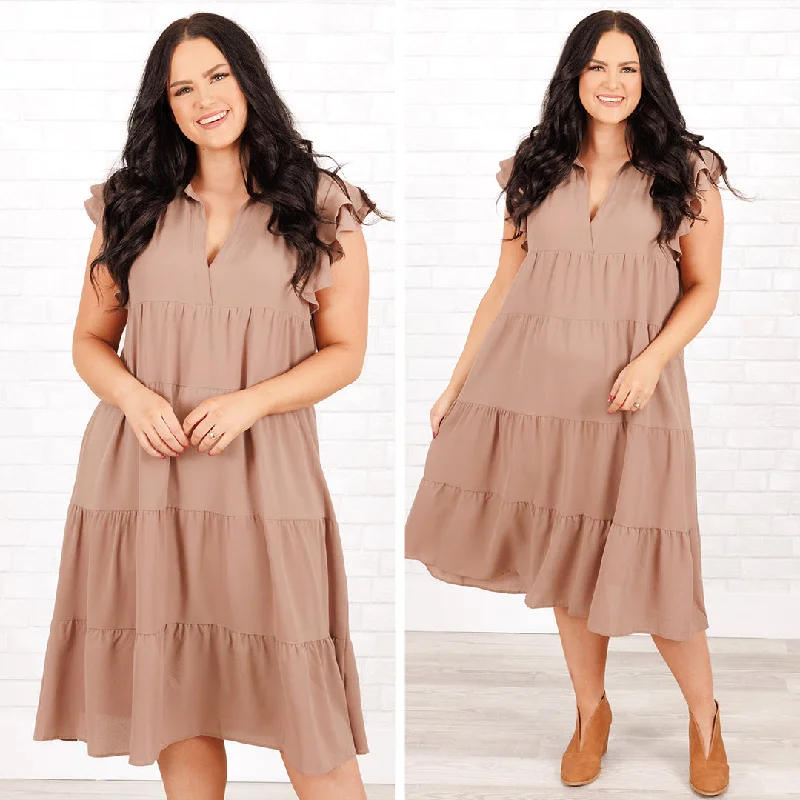 Sale Clearance Play Time Dress, Mocha