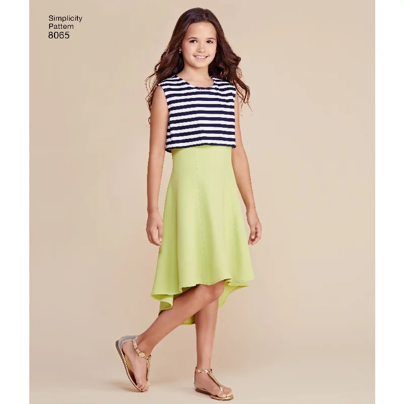 Women's Occasion Wear Clothes Simplicity Child/Teen Dresses S8065
