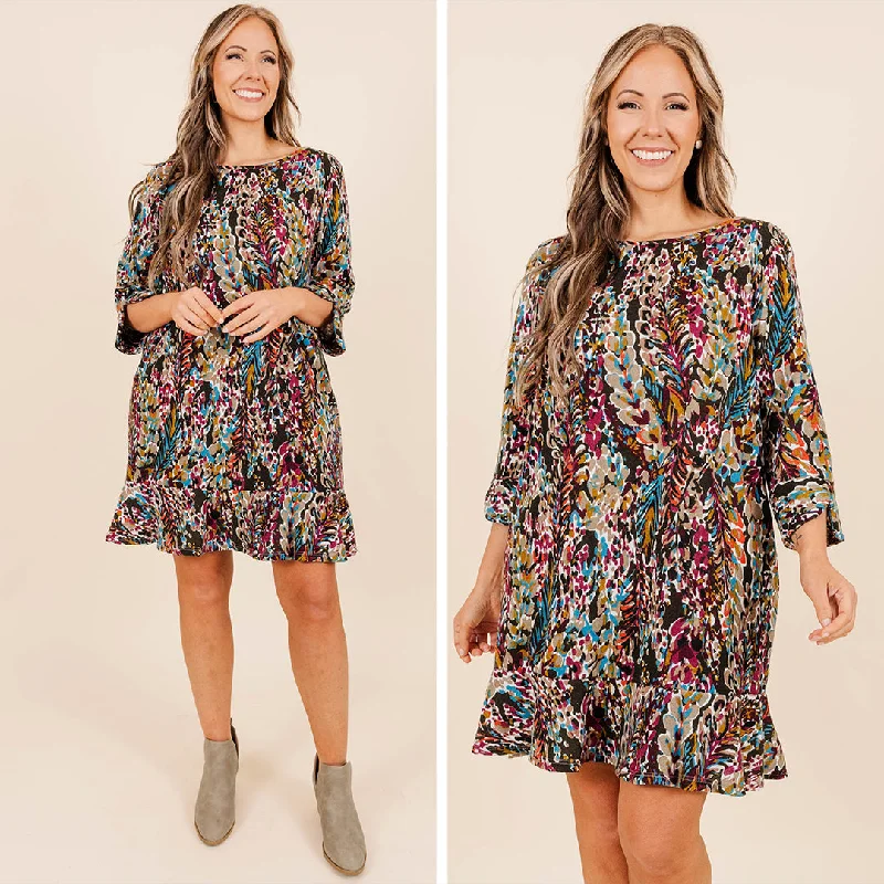 Chic & Cozy Apparel Same Lifestyle Dress, Olive
