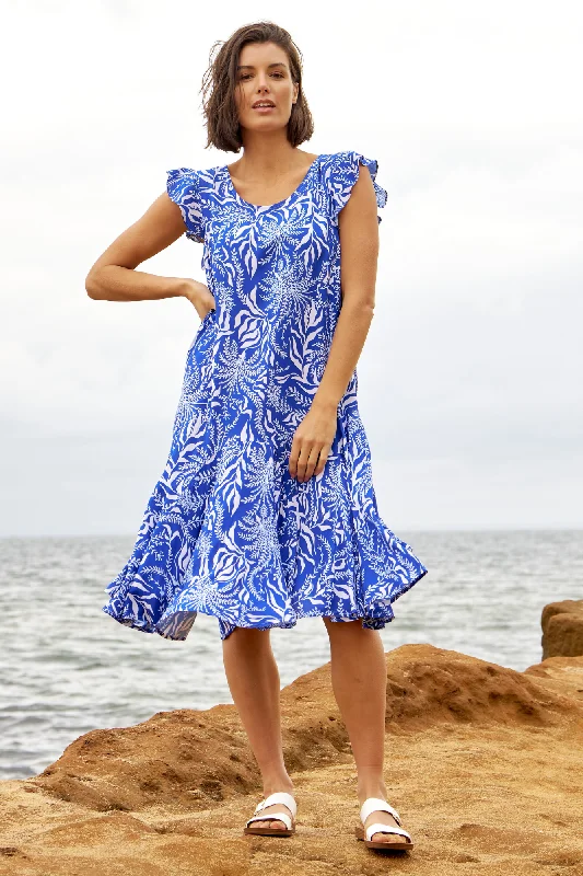 Relaxed Style Betty Basics Hannah Dress Havana Print