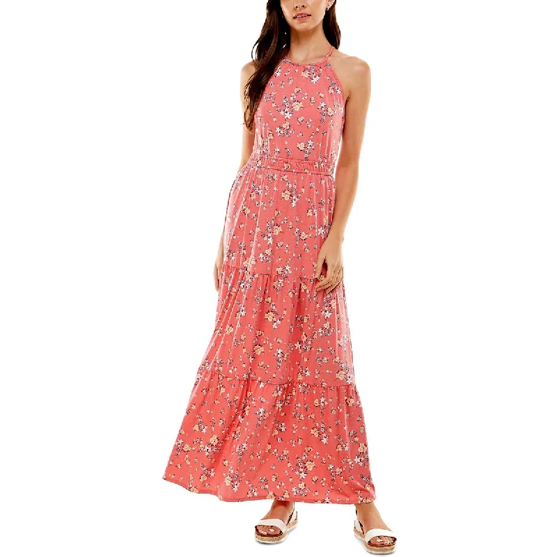 Casual Women's Clothing Online Kingston Grey Womens Sundress Maxi Halter Dress