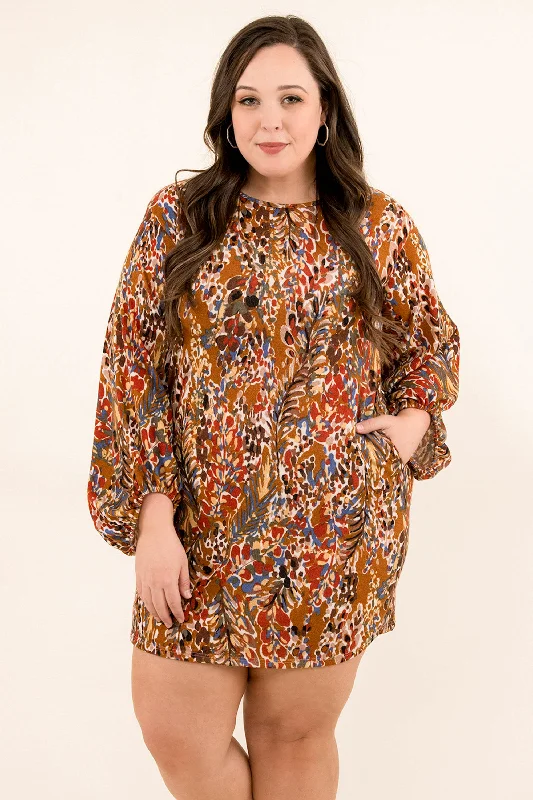 Chic And Comfortable When You See It Dress, Mustard