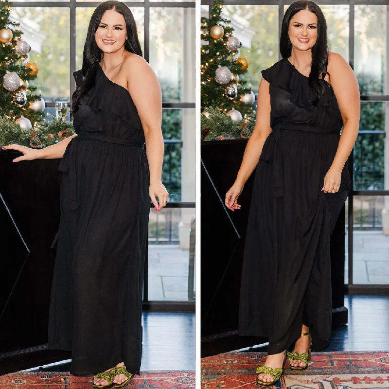 Women's Evening Clothes Fierce And Sleek Dress, Black