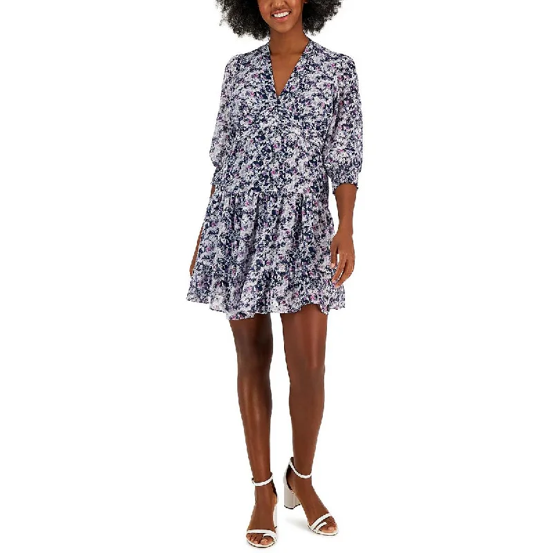 Women's Everyday Clothes Taylor Womens Party Mini Fit & Flare Dress