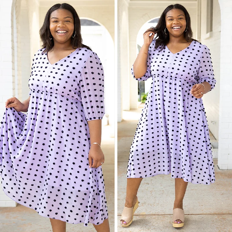 Vintage-Inspired Garments Sail On By Dress, Lavender