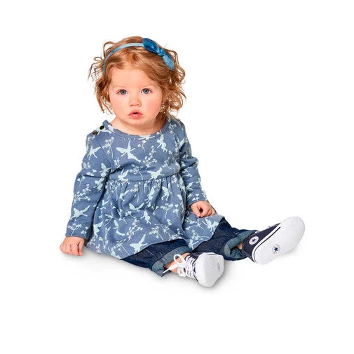 Stylish Clothes For Women Burda Baby Dress and Bodysuit 9347