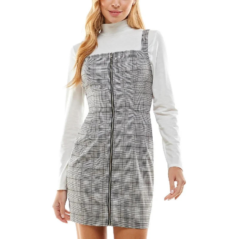 Women's Functional Outfit For Outdoor Activities Kingston Grey Womens Woven Jumper Sheath Dress