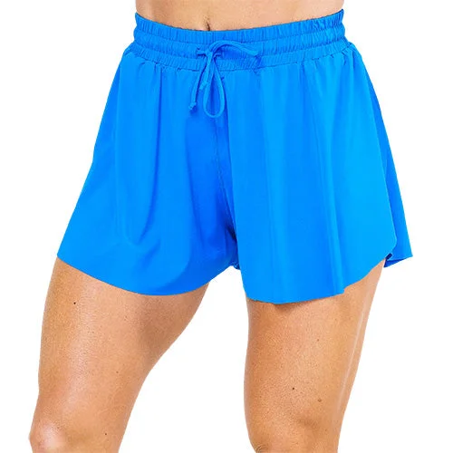 Breathe, Stretch, And Save On Yoga Apparel Flowy Shorts | Royal Blue