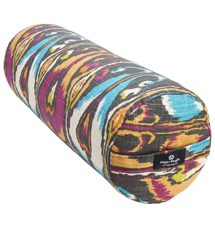Premium Yoga Accessories At Reduced Prices Hugger Mugger Round Printed Yoga Bolster Bogemian Ikat