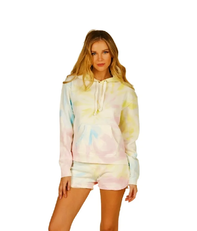 Flow Into Savings With Trendy Yoga Apparel Ocean Drive/Vintage Havana Soft Neon Tie Dye Shorts VH8416