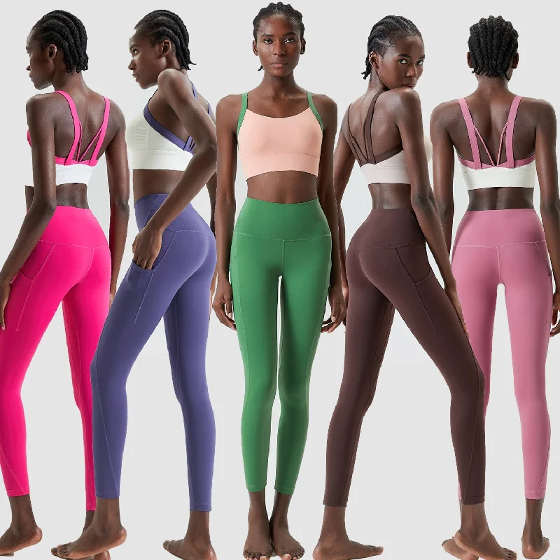 Elevate Your Style And Practice For Less Yoga suit plus size two-piece fitness suit tight-fitting  7 colors