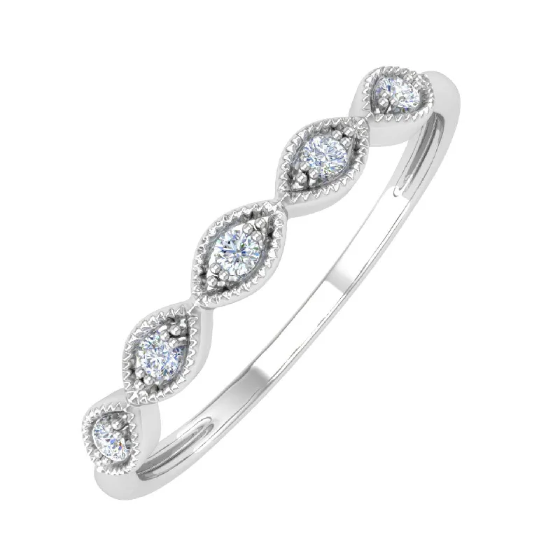 Bold And Beautiful Jewelry Now At Irresistible Prices 0.06 Carat Diamond Twisted Wedding Band Ring in Gold Bold And Beautiful Jewelry Now At Irresistible Prices 0.06 Carat Diamond Twisted Wedding Band Ring in Gold