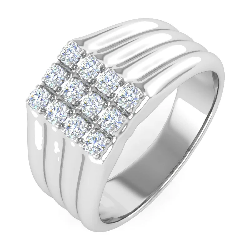 High-Quality Jewelry At A Fraction Of The Cost 0.40 Carat Men's Diamond Wedding Band Ring in Gold High-Quality Jewelry At A Fraction Of The Cost 0.40 Carat Men's Diamond Wedding Band Ring in Gold