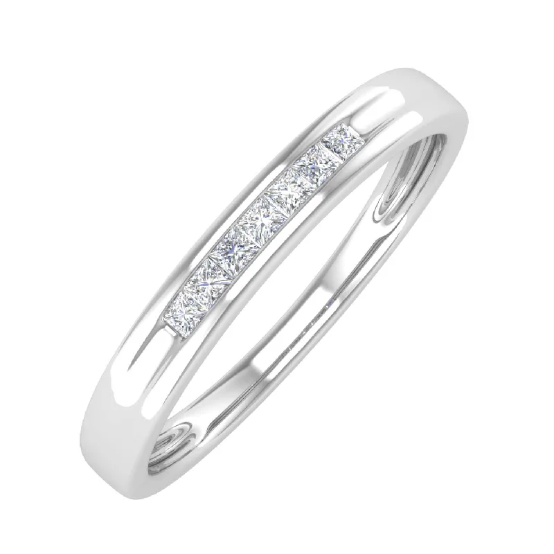 Affordable Glamour – Premium Jewelry For Less 1/10 Carat Channel Set Diamond Wedding Anniversary Ring in Gold Affordable Glamour – Premium Jewelry For Less 1/10 Carat Channel Set Diamond Wedding Anniversary Ring in Gold