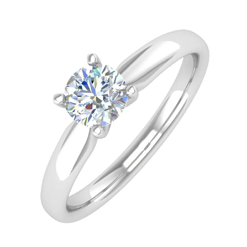 Unique Jewelry Designs Now At Discounted Rates 1/2 Carat 4-Prong Set Diamond Solitaire Engagement Ring in Gold - IGI Certified Unique Jewelry Designs Now At Discounted Rates 1/2 Carat 4-Prong Set Diamond Solitaire Engagement Ring in Gold - IGI Certified