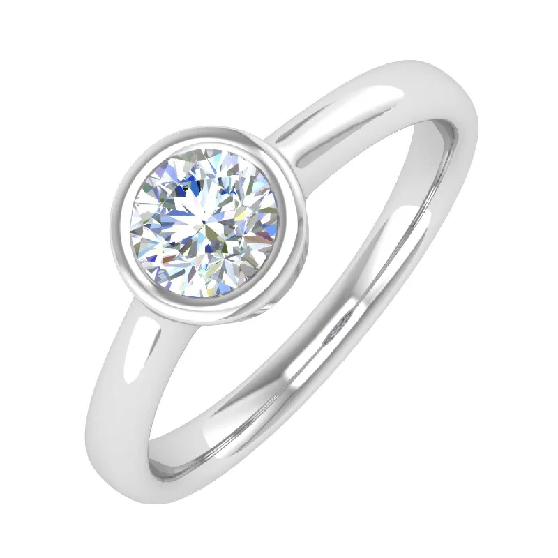 Bestselling Jewelry Now On Sale – Elevate Your Look 1/2 Carat Bezel Set Diamond Solitaire Engagement Ring in Gold - IGI Certified Bestselling Jewelry Now On Sale – Elevate Your Look 1/2 Carat Bezel Set Diamond Solitaire Engagement Ring in Gold - IGI Certified
