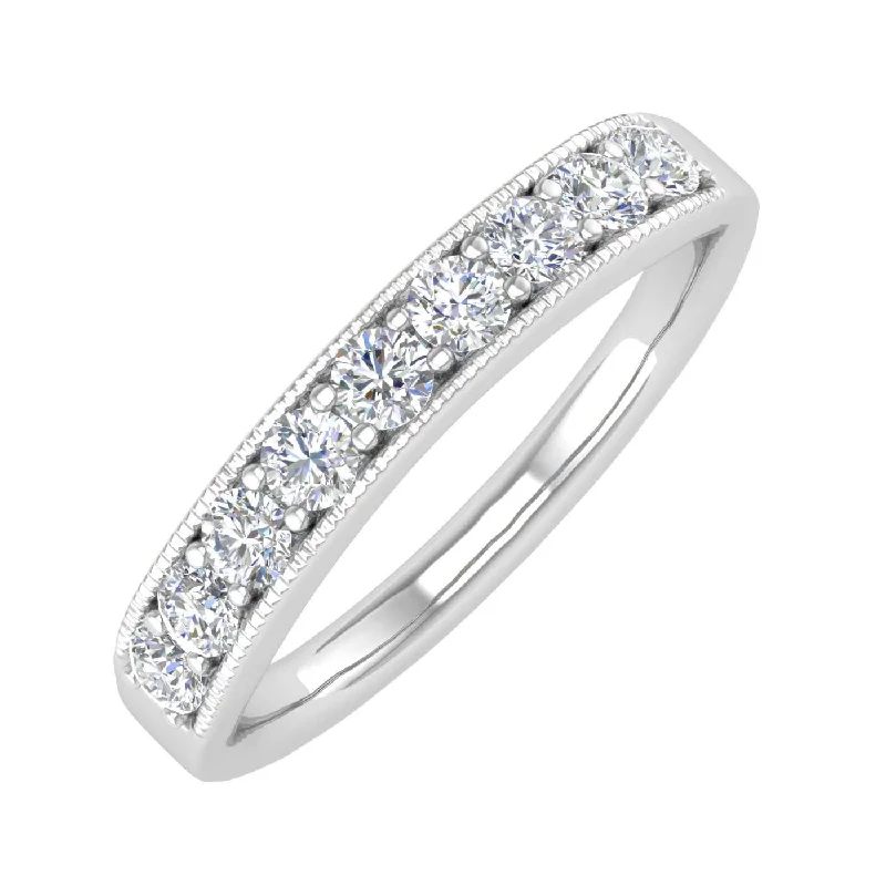 The Perfect Accessory For Less – Jewelry Sale Live 1/2 Carat (ctw) Gold Round Diamond Ladies Anniversary Wedding Band Ring The Perfect Accessory For Less – Jewelry Sale Live 1/2 Carat (ctw) Gold Round Diamond Ladies Anniversary Wedding Band Ring