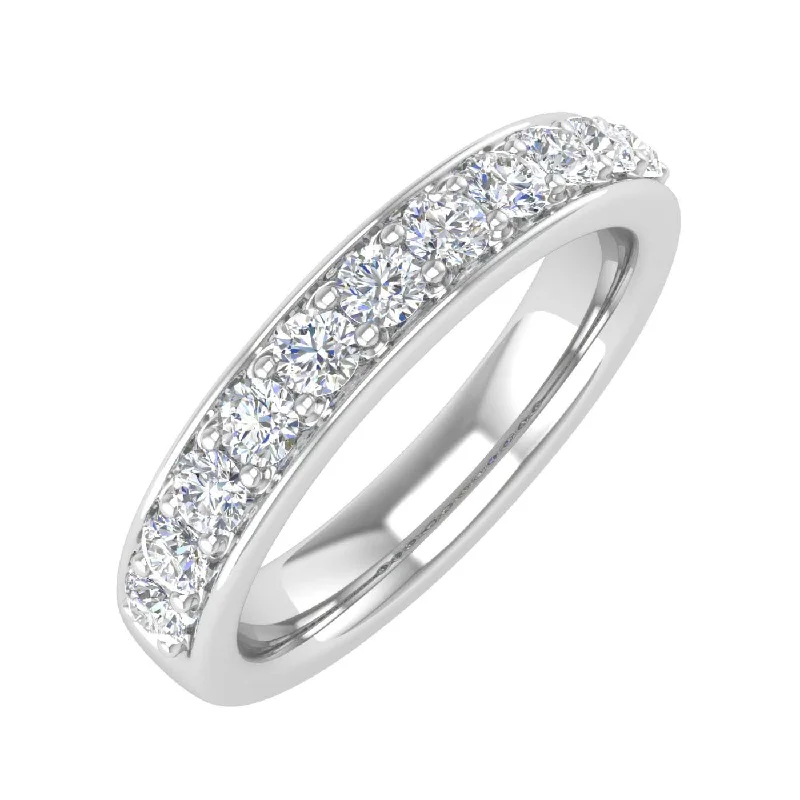 High-Quality Gemstone Jewelry For Special Occasions 1/2 Carat Pave Set Diamond Wedding Band Ring in Gold High-Quality Gemstone Jewelry For Special Occasions 1/2 Carat Pave Set Diamond Wedding Band Ring in Gold