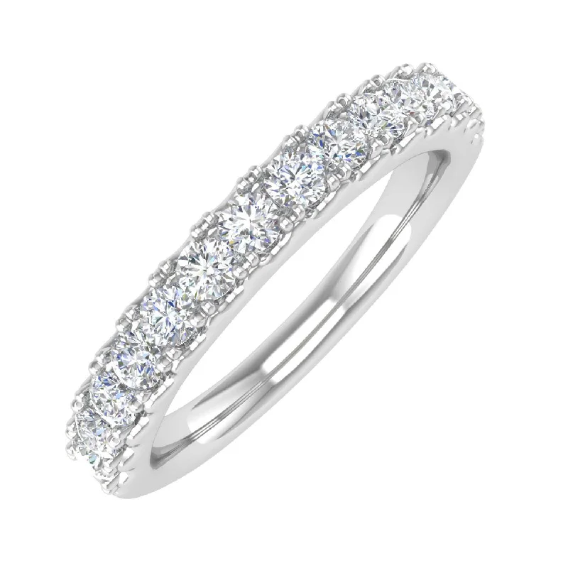 Affordable Glamour – Must-Have Jewelry At Special Rates 1/2 Carat Round Diamond Wedding Band Ring in Gold Affordable Glamour – Must-Have Jewelry At Special Rates 1/2 Carat Round Diamond Wedding Band Ring in Gold