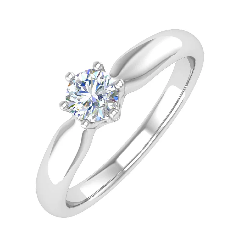 Must-Have Jewelry At Unbelievable Discounts 1/4 Carat 6-Prong Set Diamond Solitaire Engagement Ring Band in Gold - IGI Certified Must-Have Jewelry At Unbelievable Discounts 1/4 Carat 6-Prong Set Diamond Solitaire Engagement Ring Band in Gold - IGI Certified