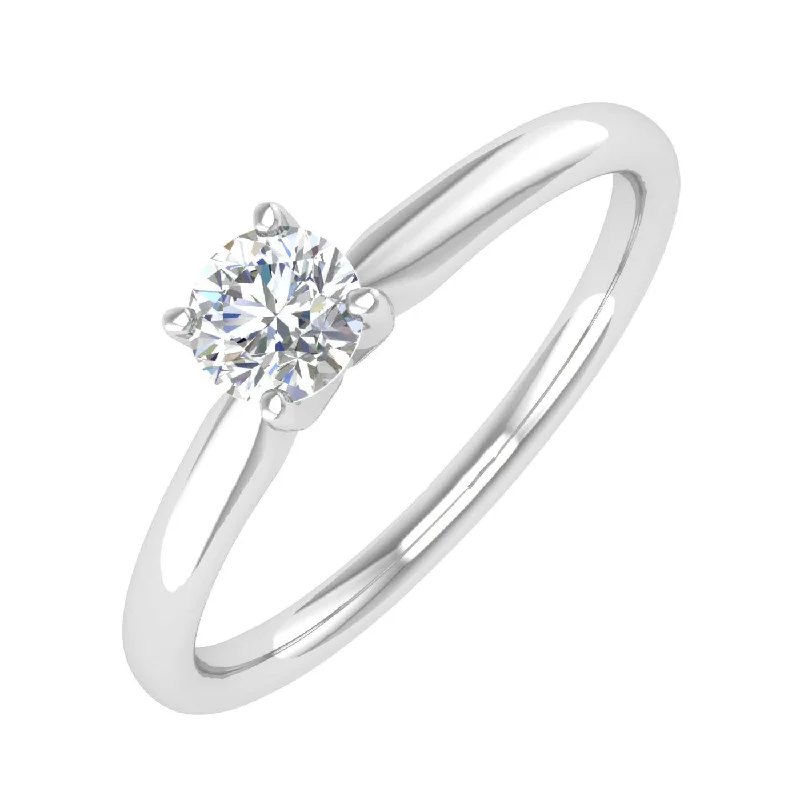 Stunning Jewelry At Even More Stunning Prices 1/5 Carat 4-Prong Set Diamond Solitaire Engagement Ring Band in Gold - IGI Certified Stunning Jewelry At Even More Stunning Prices 1/5 Carat 4-Prong Set Diamond Solitaire Engagement Ring Band in Gold - IGI Certified