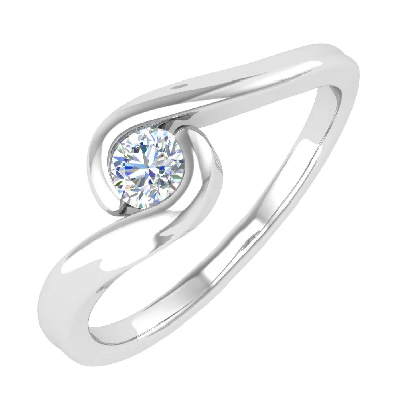 Gorgeous Jewelry, Limited-Time Savings 1/5 Carat Channel Set Diamond Solitaire Engagement Ring Band in Gold - IGI Certified Gorgeous Jewelry, Limited-Time Savings 1/5 Carat Channel Set Diamond Solitaire Engagement Ring Band in Gold - IGI Certified