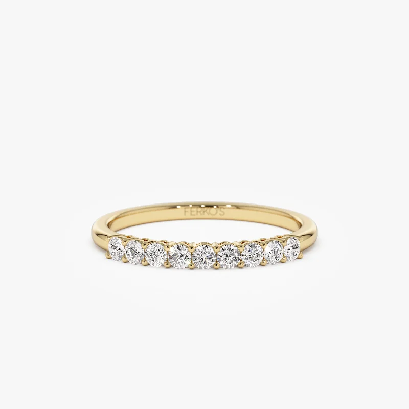Limited-Time Jewelry Discounts – Shine Without The Splurge 14k 0.30ctw 9 Stone Basket Setting Diamond Wedding Ring Limited-Time Jewelry Discounts – Shine Without The Splurge 14k 0.30ctw 9 Stone Basket Setting Diamond Wedding Ring