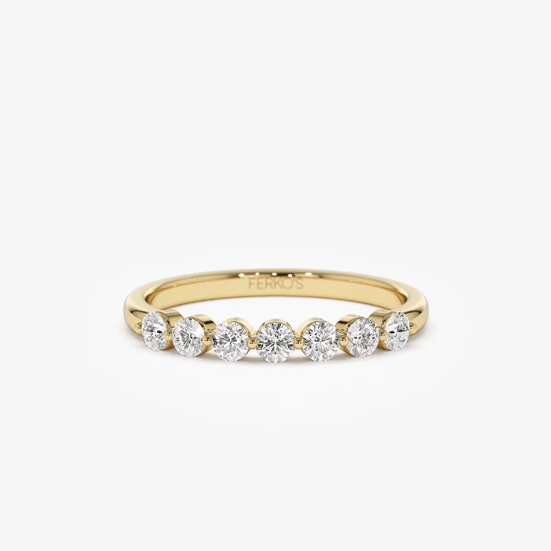 Must-Have Jewelry Pieces At Reduced Prices 14k 0.40ctw 7 Stone Shared Prong Diamond Wedding Band Must-Have Jewelry Pieces At Reduced Prices 14k 0.40ctw 7 Stone Shared Prong Diamond Wedding Band