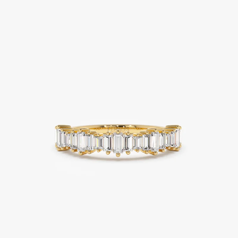Jewelry Deals That Sparkle – Shop Today 14k Gold Graduating Baguette Diamond Ring
