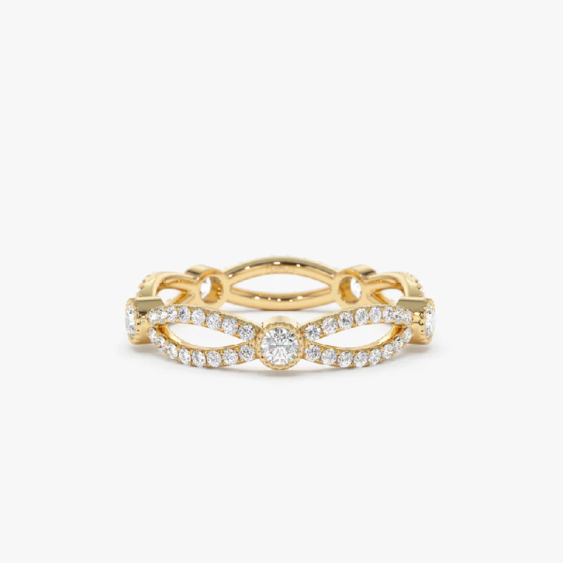 Exclusive Online Jewelry Sale – Don't Wait 14K Infinity Diamond Eternity Ring
