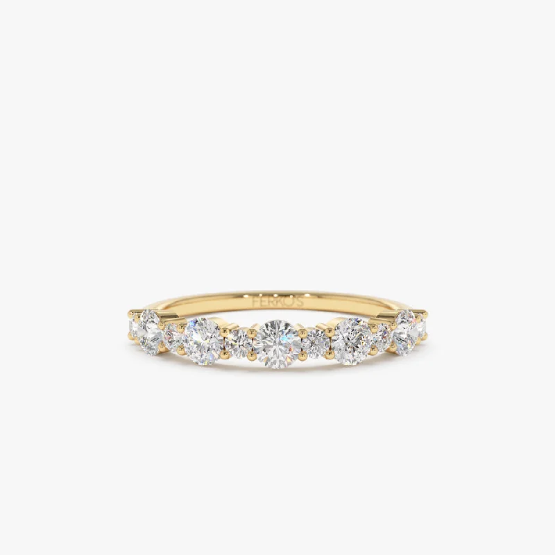 Limited-Stock Jewelry Sale – Shop Before It's Gone 14k Round Diamond Mix Size Anniversary Ring Limited-Stock Jewelry Sale – Shop Before It's Gone 14k Round Diamond Mix Size Anniversary Ring