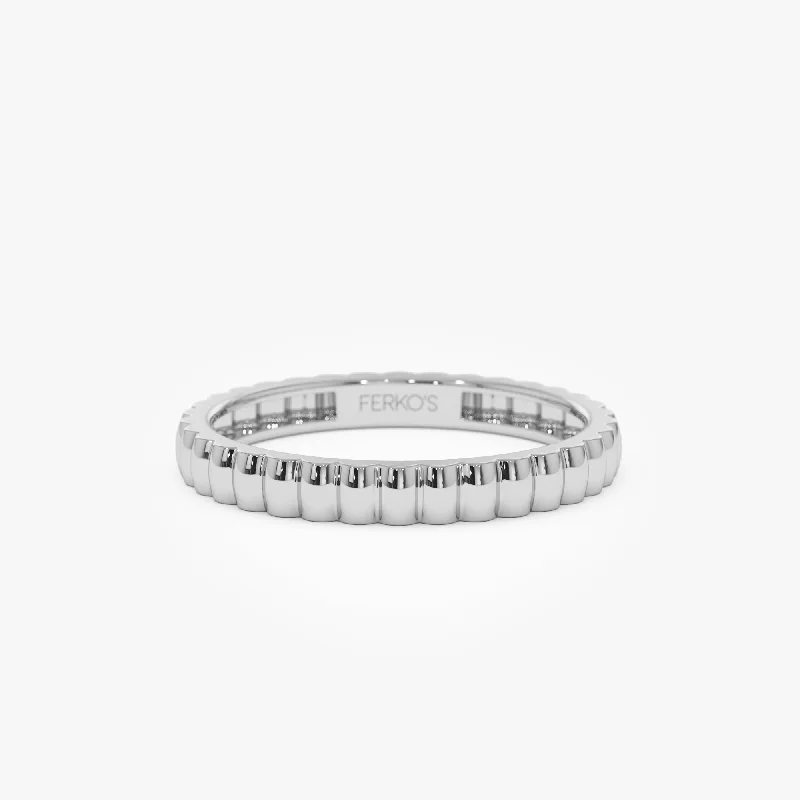 14K White Gold