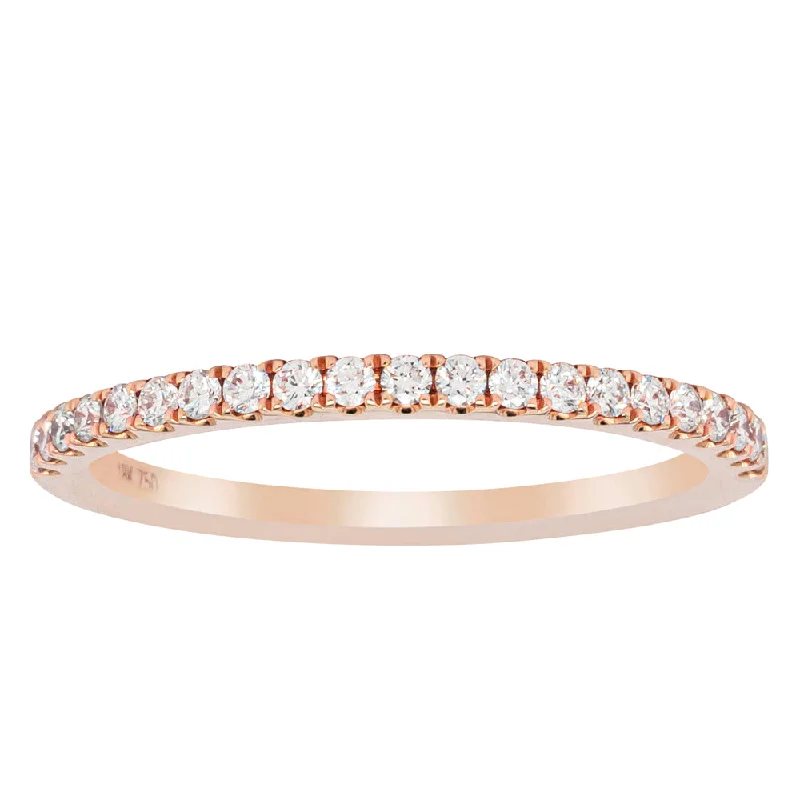 Your Dream Jewelry At Dream Prices 18ct Rose Gold Diamond Millie Band