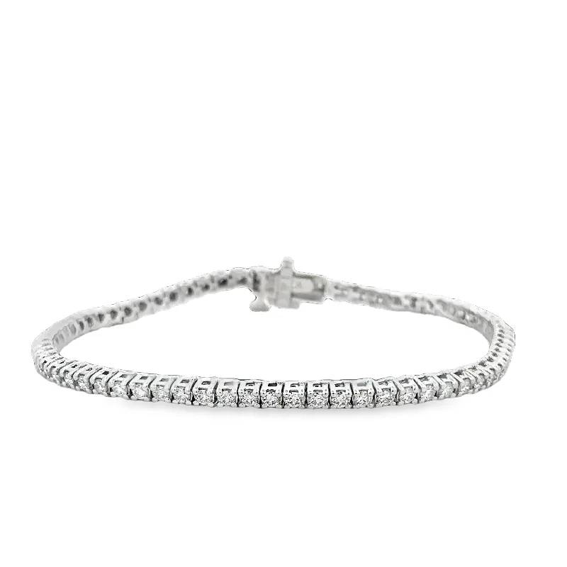 Everyday Jewelry Essentials Now On Sale 2.0 CTW Diamond Tennis Bracelet in White Gold Everyday Jewelry Essentials Now On Sale 2.0 CTW Diamond Tennis Bracelet in White Gold
