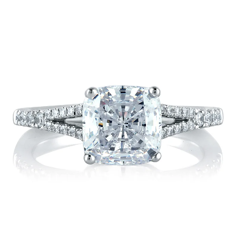 Celebrate With Sparkle – Jewelry Sale Now Live A.Jaffe Split Shank Crossover Cushion Diamond Engagement Ring MES578/170 Celebrate With Sparkle – Jewelry Sale Now Live A.Jaffe Split Shank Crossover Cushion Diamond Engagement Ring MES578/170