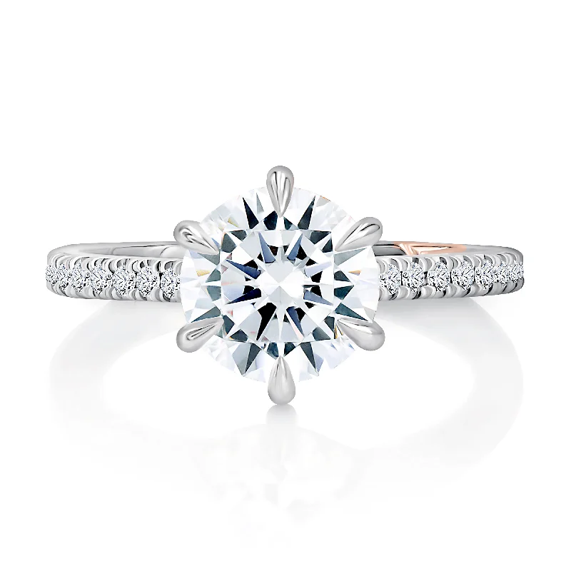 Elegant Designs, Unbeatable Discounts – Shop Jewelry Now A.Jaffe Six Prong Round Center Diamond Engagement Ring MECRD2743/154 Elegant Designs, Unbeatable Discounts – Shop Jewelry Now A.Jaffe Six Prong Round Center Diamond Engagement Ring MECRD2743/154