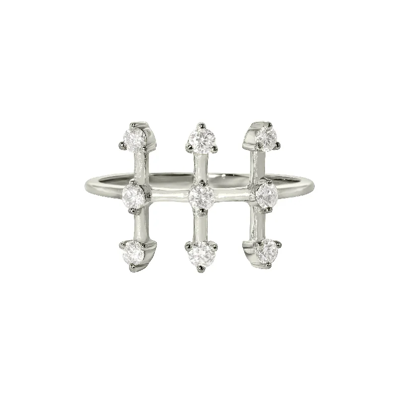 Flash Deals On Fine Jewelry – Shop Before It's Gone Future Nostalgia 18K Whitegold Ring w. Diamonds Flash Deals On Fine Jewelry – Shop Before It's Gone Future Nostalgia 18K Whitegold Ring w. Diamonds