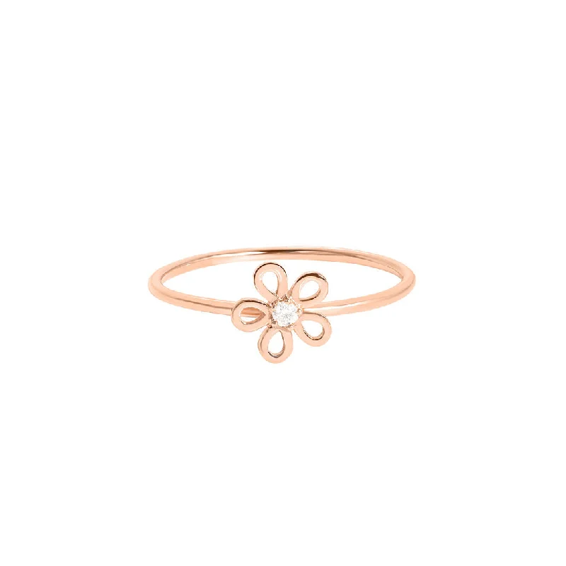 Sparkle More For Less – Jewelry Sale Happening Now Golden Daisy 18K Rosegold Ring w. Diamond Sparkle More For Less – Jewelry Sale Happening Now Golden Daisy 18K Rosegold Ring w. Diamond