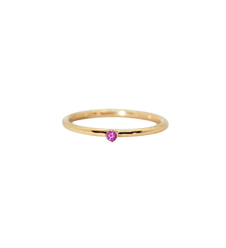 The Perfect Jewelry Piece At The Perfect Discount Malene 1.8 Pink 14K Gold Ring w. Sapphire The Perfect Jewelry Piece At The Perfect Discount Malene 1.8 Pink 14K Gold Ring w. Sapphire