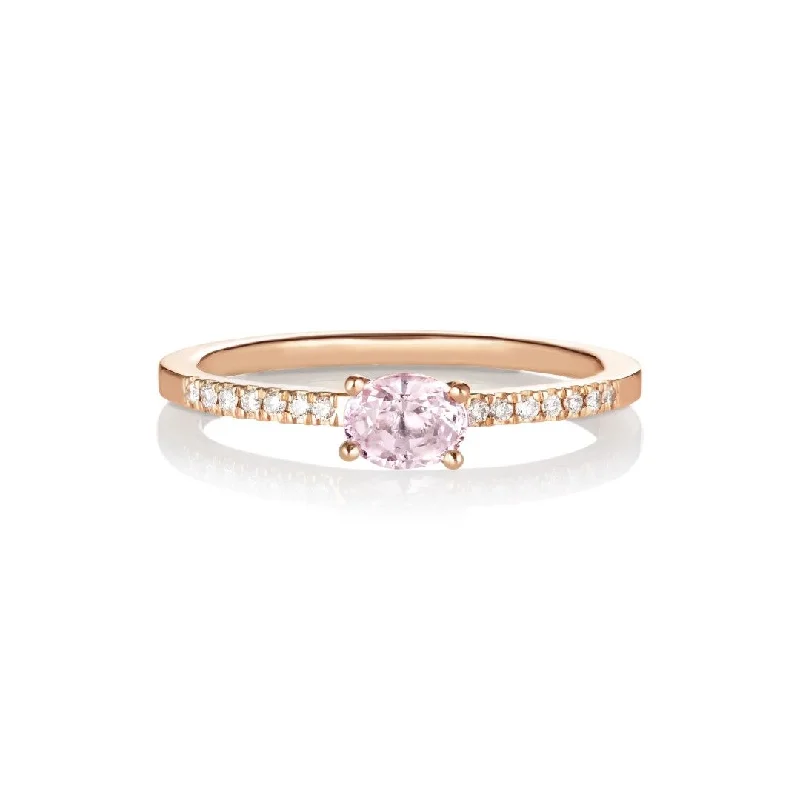 Shop Modern Jewelry Collections With Exclusive Discounts Hima Ladaru 18K Rosegold Ring w. Diamonds & Sapphire Shop Modern Jewelry Collections With Exclusive Discounts Hima Ladaru 18K Rosegold Ring w. Diamonds & Sapphire