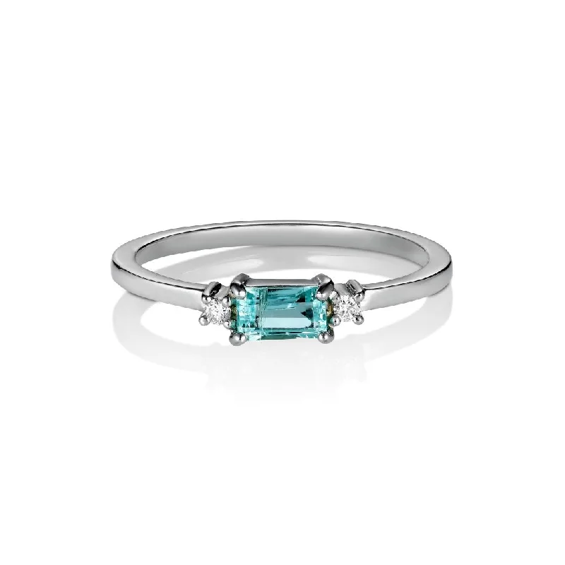 Buy More, Save More On Stunning Jewelry Pieces Ladura Nil 18K Whitegold Ring w. Diamonds & Tourmaline Buy More, Save More On Stunning Jewelry Pieces Ladura Nil 18K Whitegold Ring w. Diamonds & Tourmaline