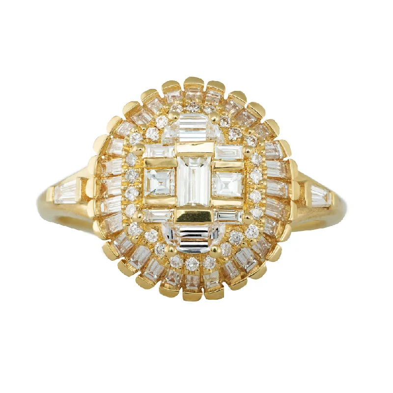 Jewelry Sale – Exclusive Styles At Lower Prices Art Deco Lions Mane Diamond Ring
