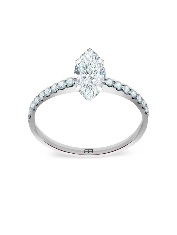 Shop Dazzling Jewelry With Special Promotional Discounts Promise N°17 18K White Gold Ring w. Diamonds Shop Dazzling Jewelry With Special Promotional Discounts Promise N°17 18K White Gold Ring w. Diamonds