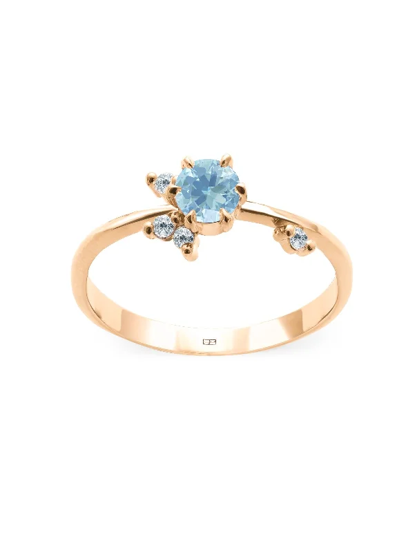 Holiday Jewelry Sale – Perfect Gifts At Great Prices Your Way N°8 18K Gold Ring w. Topaz & Diamonds Holiday Jewelry Sale – Perfect Gifts At Great Prices Your Way N°8 18K Gold Ring w. Topaz & Diamonds
