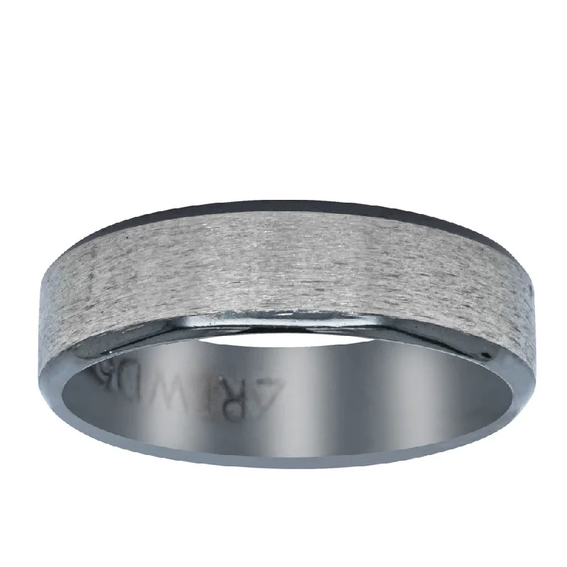 Luxury Jewelry At Budget-Friendly Prices – Grab Yours Now Black Zirconium Sanded Finished Ring Luxury Jewelry At Budget-Friendly Prices – Grab Yours Now Black Zirconium Sanded Finished Ring