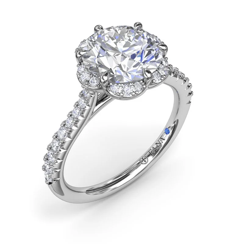 Timeless Jewelry At Special Discount Rates Blossoming Halo Diamond Engagement Ring