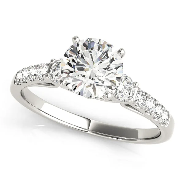 Don't Miss Out On Jaw-Dropping Jewelry Discounts Diamond Engagement Mounting with Raised Side Diamond Detail Don't Miss Out On Jaw-Dropping Jewelry Discounts Diamond Engagement Mounting with Raised Side Diamond Detail