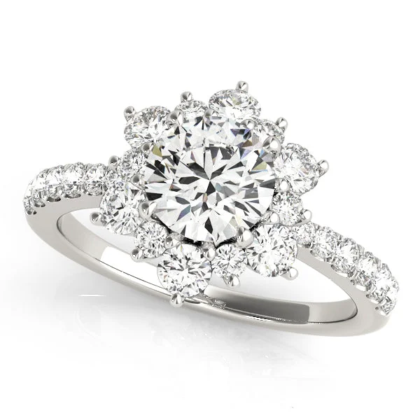 Luxury Jewelry Sale – Elegant Styles At Unbeatable Prices Diamond Flower Design Halo Engagement Mounting Luxury Jewelry Sale – Elegant Styles At Unbeatable Prices Diamond Flower Design Halo Engagement Mounting