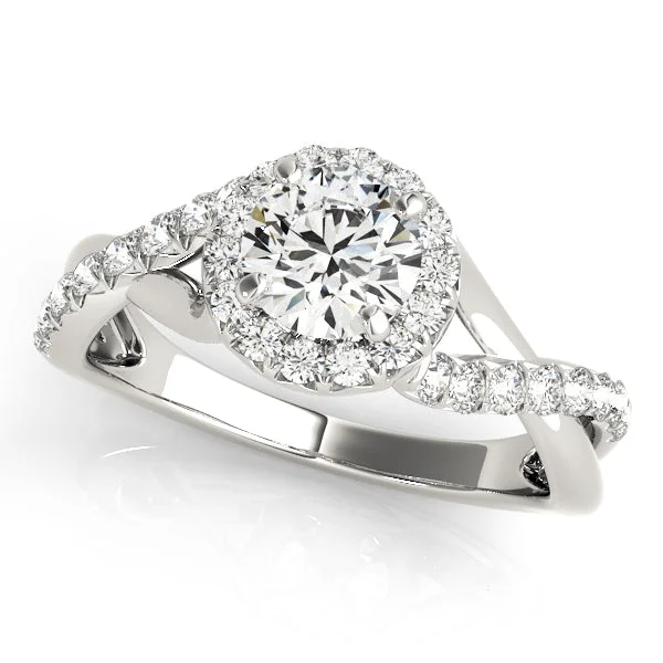 Grab Stylish Jewelry Before The Sale Ends Diamond Halo and Cross Over Engagement Mounting Grab Stylish Jewelry Before The Sale Ends Diamond Halo and Cross Over Engagement Mounting